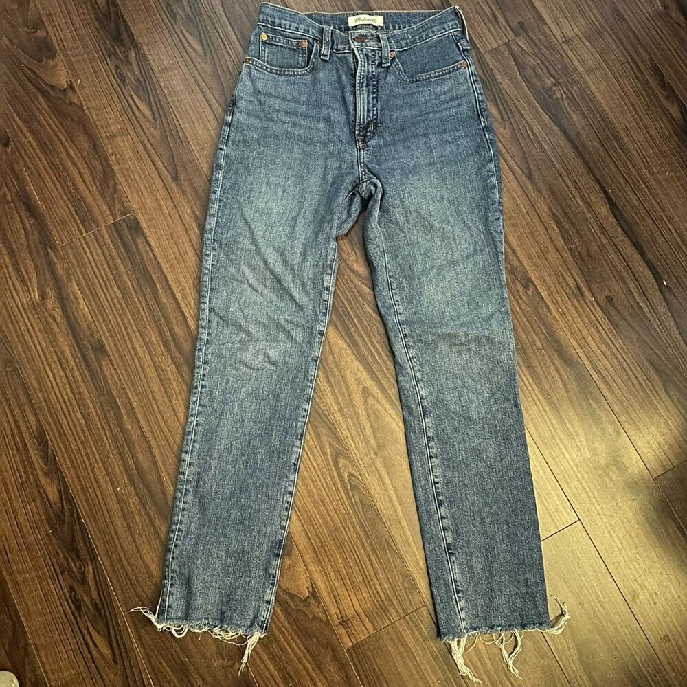 Madewell perfect vintage Jean 25 raw hem
